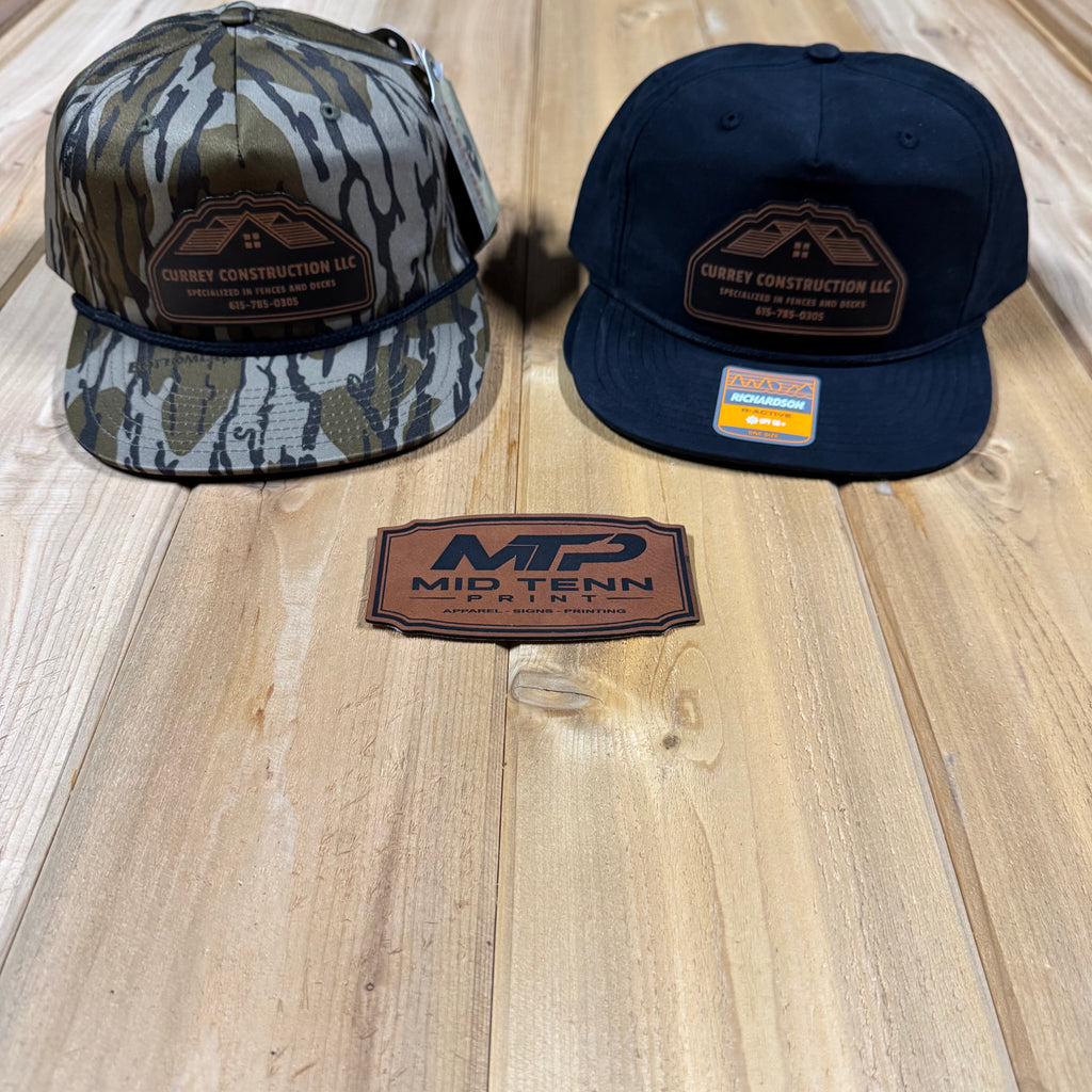 Richardson Umpqua Rope Hat –  Navy/Red - Customized with Your Logo