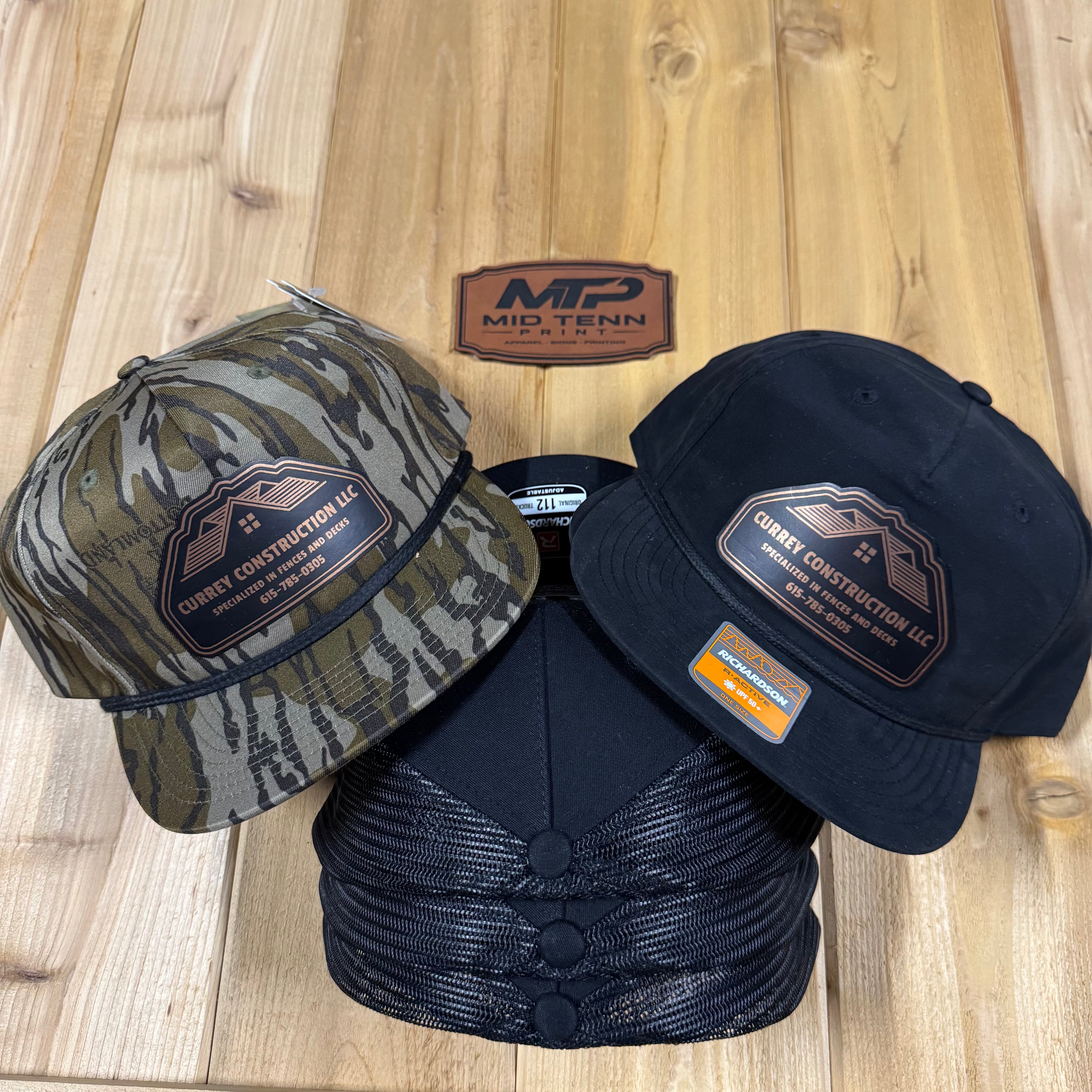 Richardson Umpqua Rope Hat –  Navy/Red - Customized with Your Logo