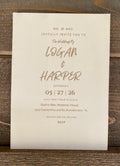 Love Letter Wedding Invitation Set