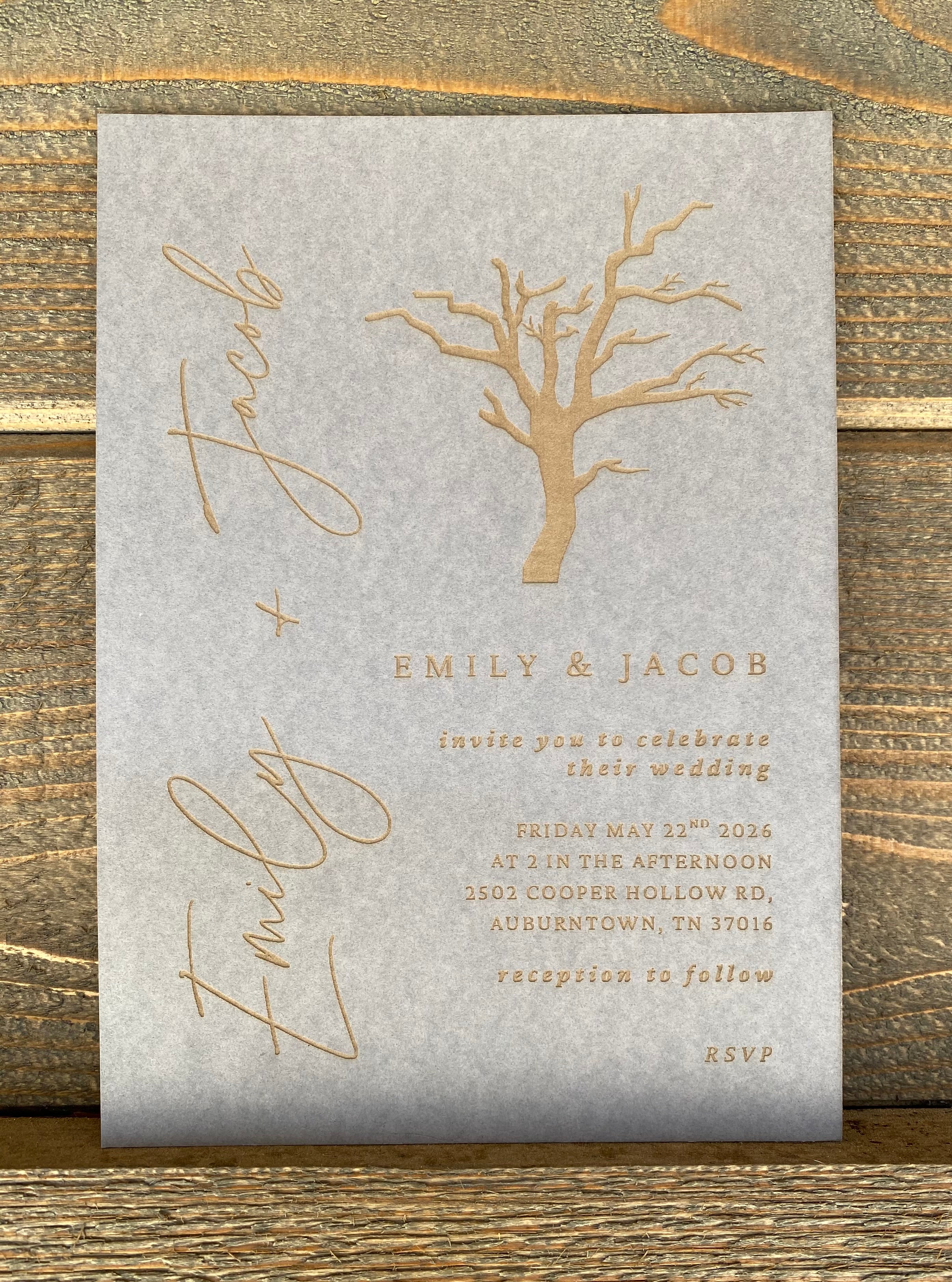 Rooted Together Wedding Invitation Set