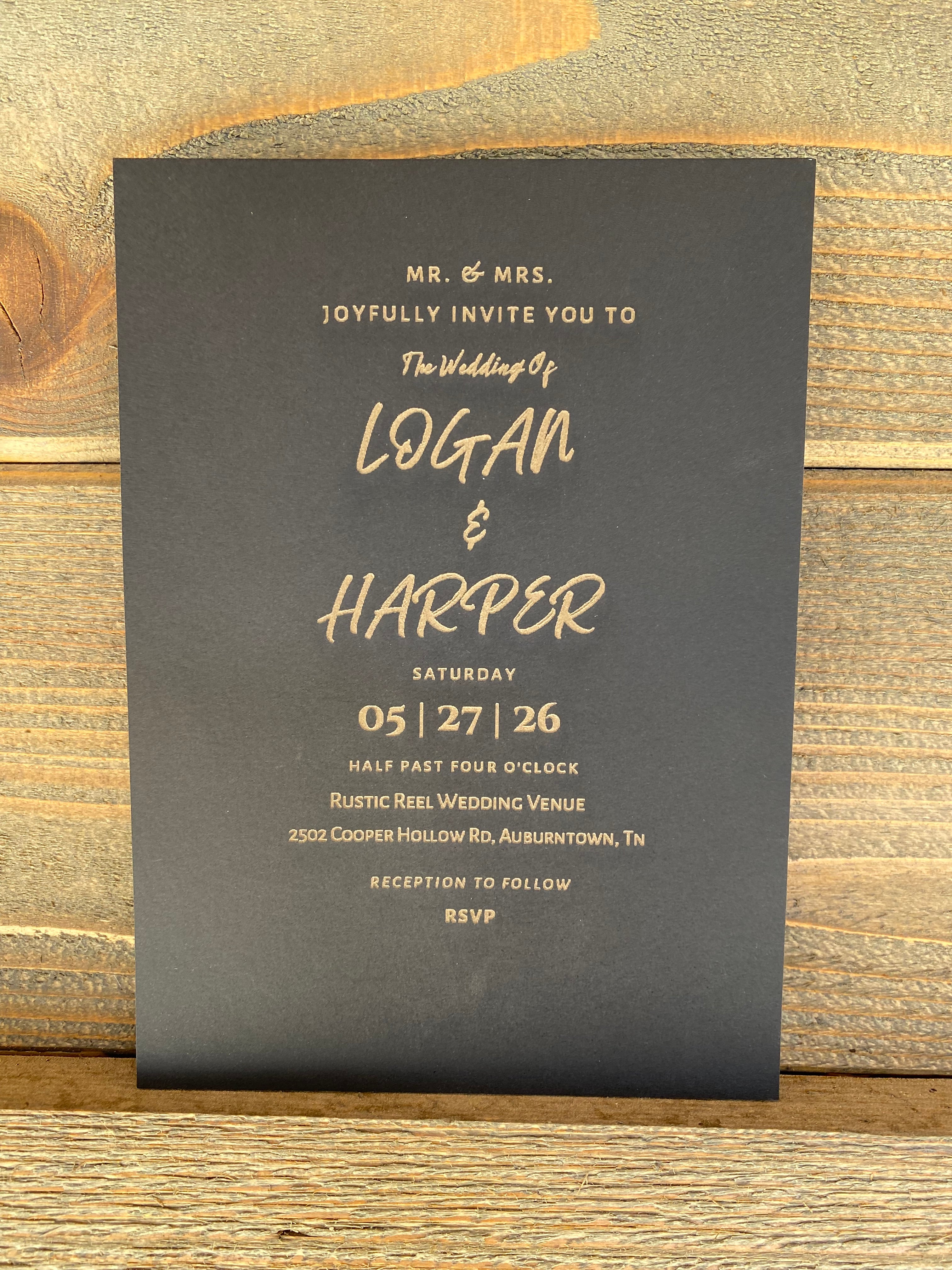 Love Letter Wedding Invitation Set