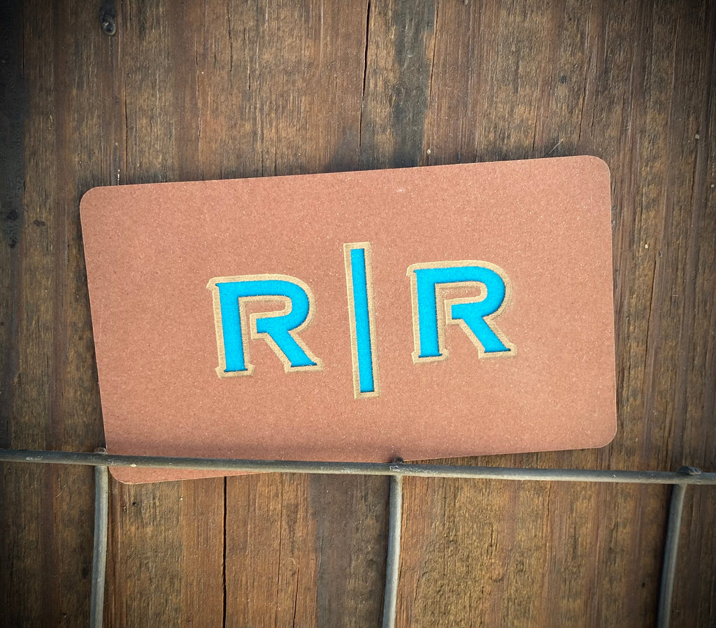 Letter Cutout Laser Engraved Business Cards - Quantity 100