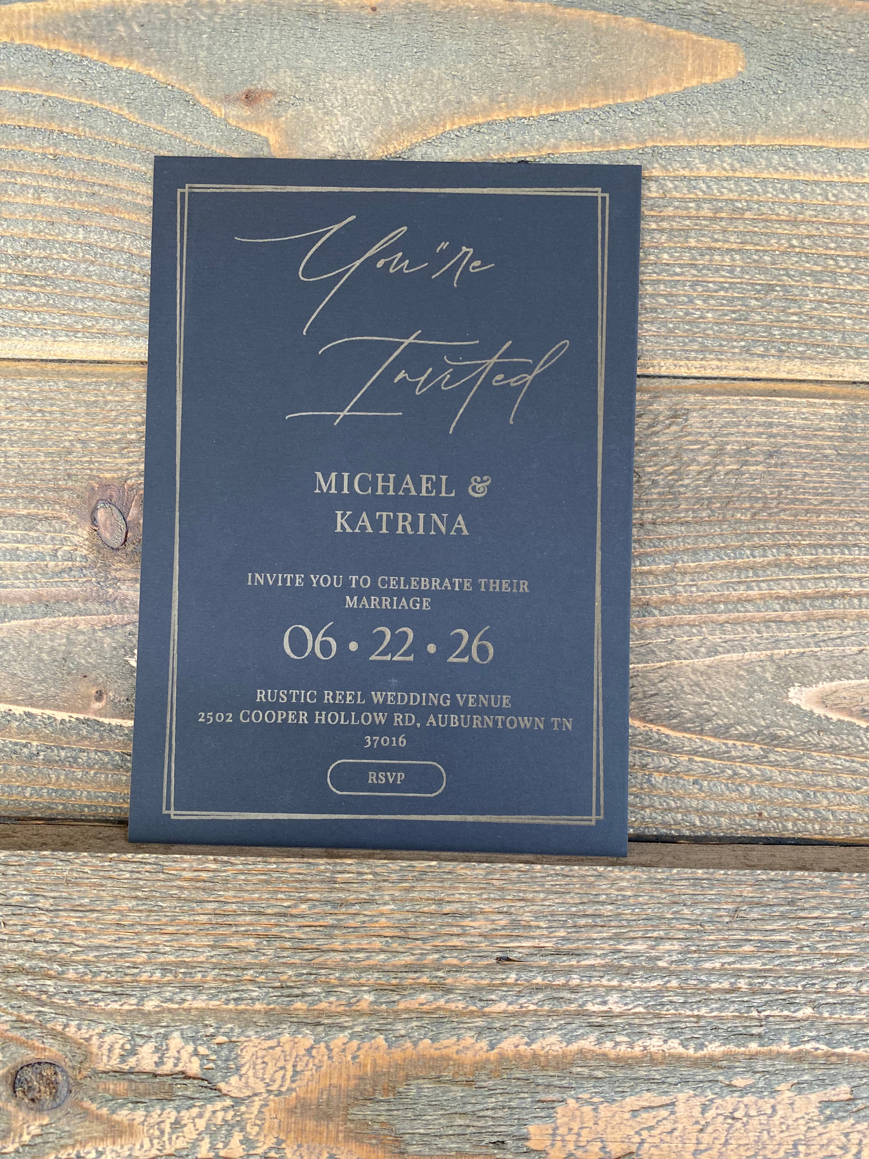 You're Invited Wedding Invitation Set