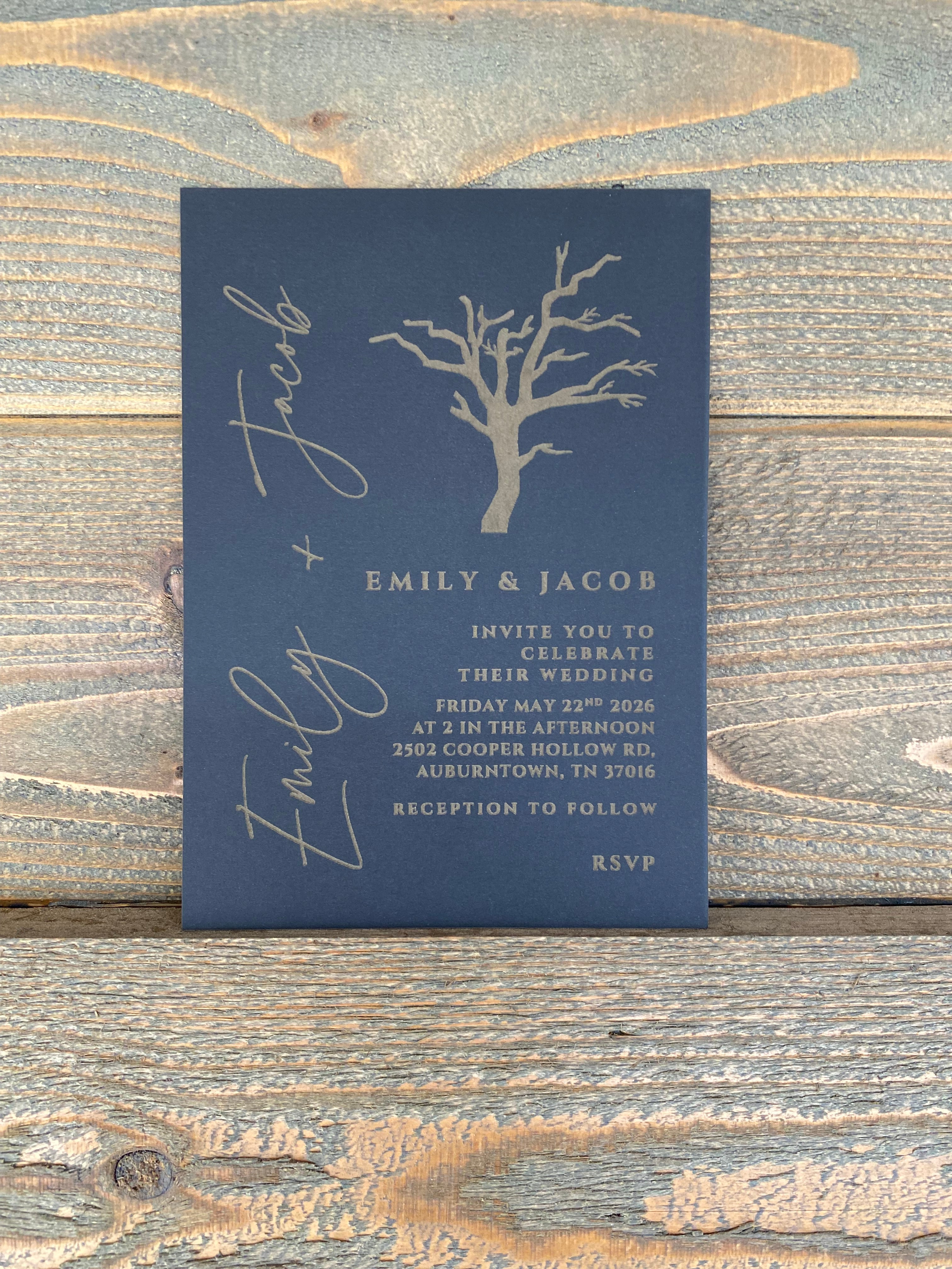 Rooted Together Wedding Invitation Set