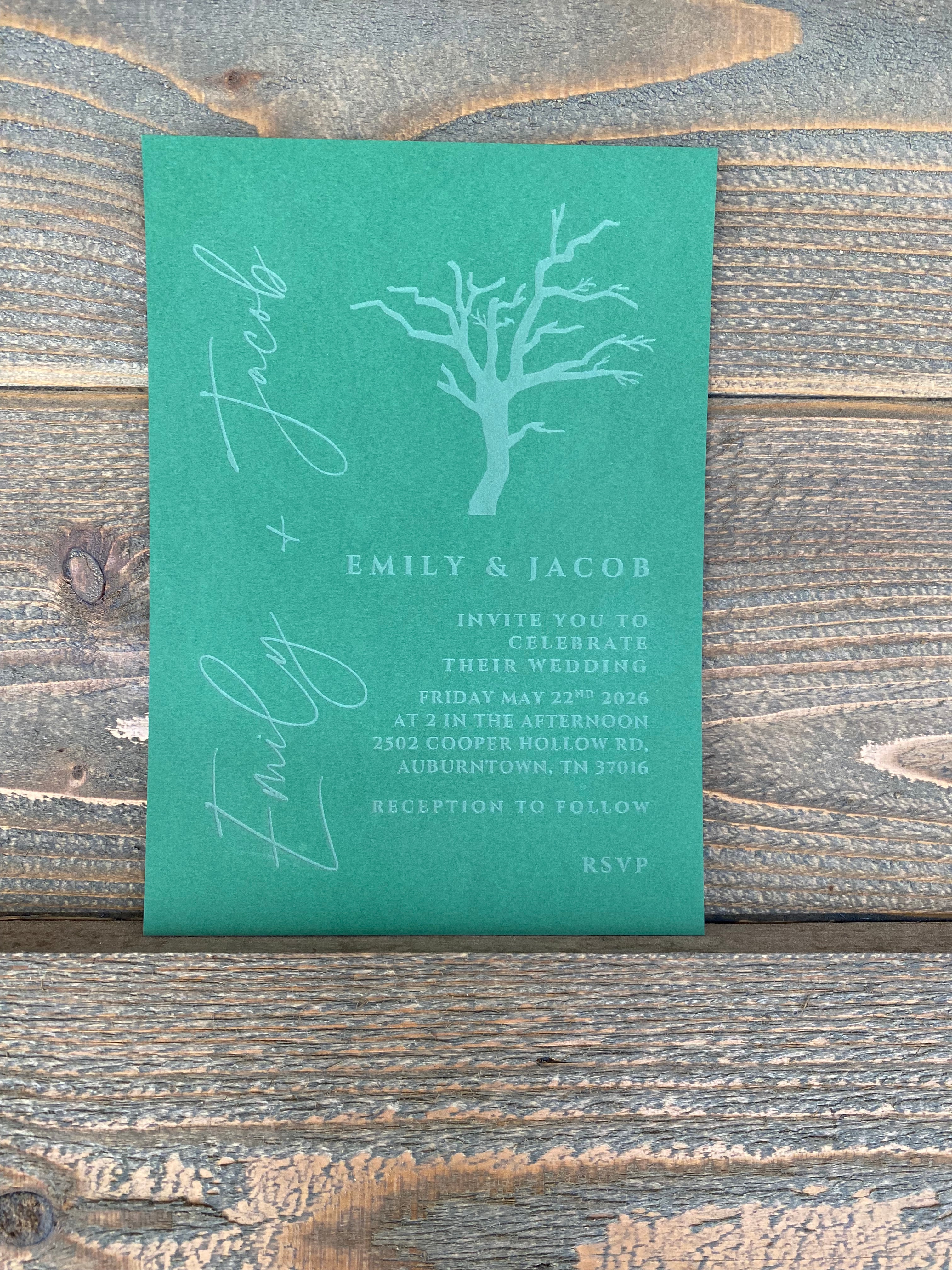 Rooted Together Wedding Invitation Set