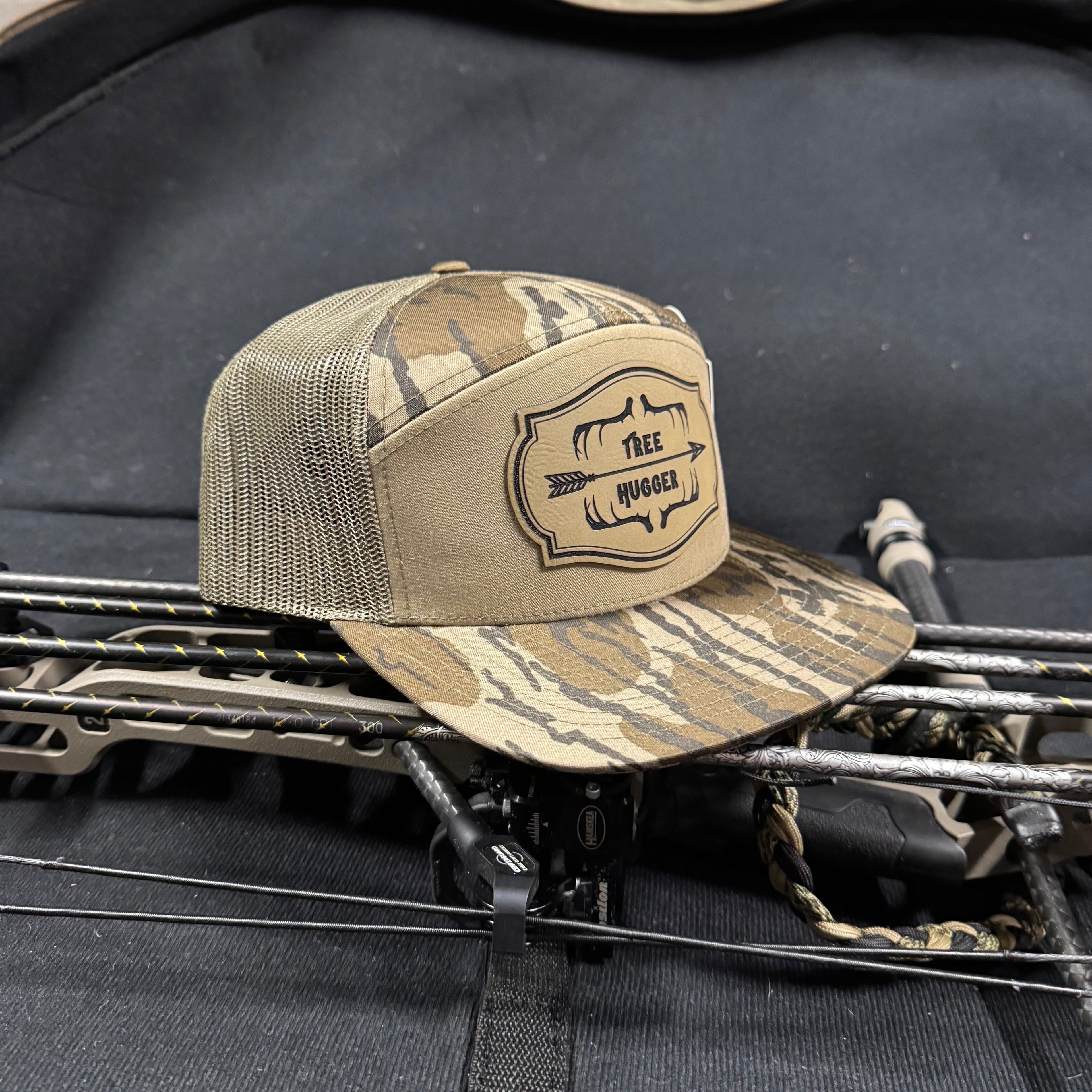 Richardson 168, 168P 7panel Flatbill Tree Hugger Snapback Hat