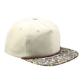 Blank Rope Hats Camo 5-Panel – Khaki-Bayou Breakup Camo / Brown Rope - Customized with Your Logo
