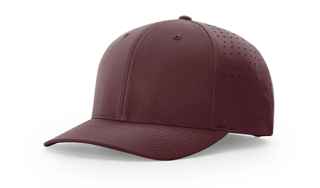 Richardson 632 Laser Perf R-Flex Adjustable Hat – Maroon - Customized with Your Logo