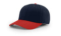 Richardson 585 Wool Blend R-Flex Hat (Flex Fitted) – Navy/Red - Customized with Your Logo