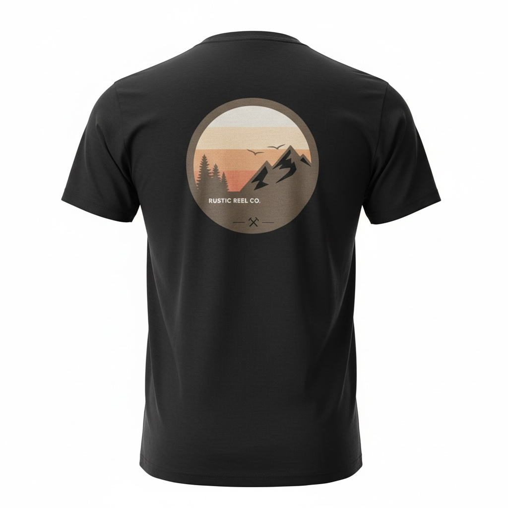 Mountain Circle Tee – Rustic Reel Co.
