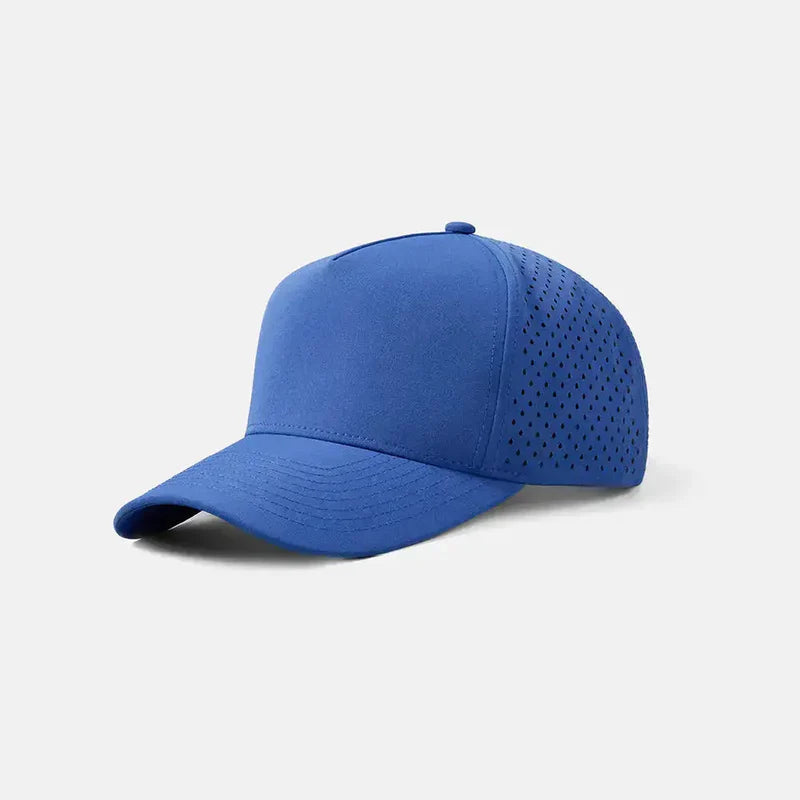 Foremost 6526 - 5 Panel Laser Performance Hat – R.Blue - Customized with Your Logo