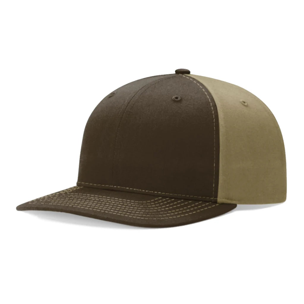 Richardson 312 Twill Back Trucker Hat – Brown/Khaki - Customized with Your Logo