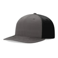 Richardson 312 Twill Back Trucker Hat – Charcoal/Black - Customized with Your Logo