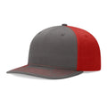 Richardson 312 Twill Back Trucker Hat – Charcoal/Red - Customized with Your Logo