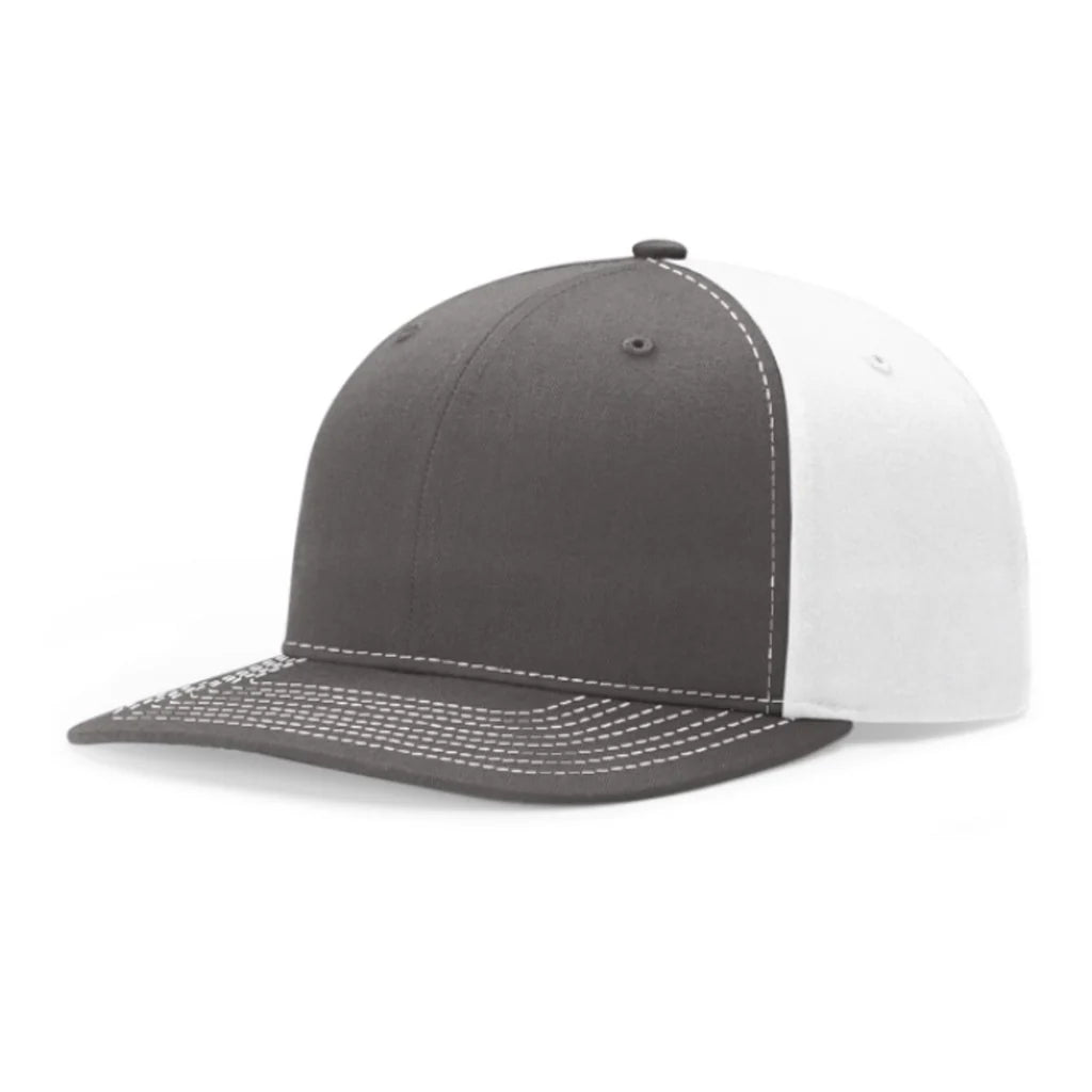 Richardson 312 Twill Back Trucker Hat – Charcoal/White - Customized with Your Logo