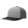 Richardson 312 Twill Back Trucker Hat – Grey/Charcoal/Black - Customized with Your Logo