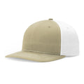 Richardson 312 Twill Back Trucker Hat – Khaki/White - Customized with Your Logo