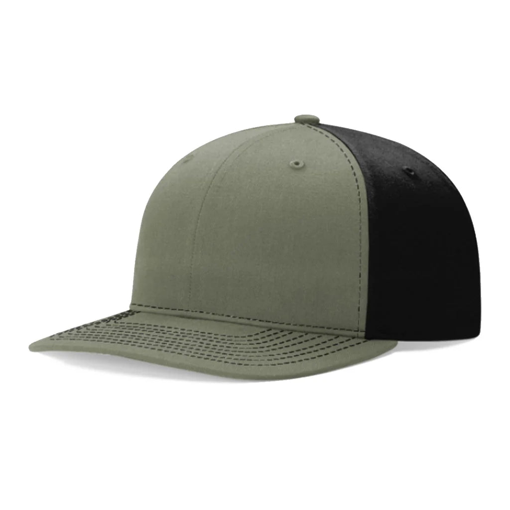 Richardson 312 Twill Back Trucker Hat – Loden/Black - Customized with Your Logo