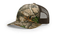 Richardson 112 PFP  5-Panel Trucker Hat – Realtree Edge/Brown - Customized with Your Logo