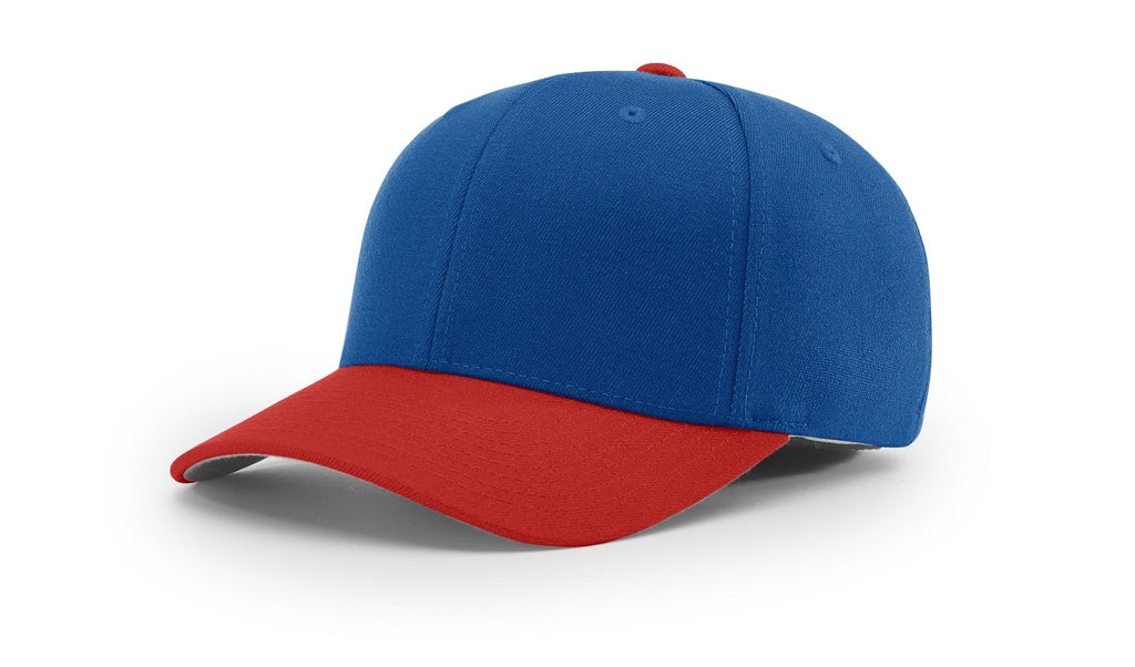 Richardson 585 Wool Blend R-Flex Hat (Flex Fitted) – Royal/Red - Customized with Your Logo