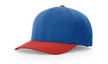 Richardson 632 Laser Perf R-Flex Adjustable Hat – Royal/Red - Customized with Your Logo