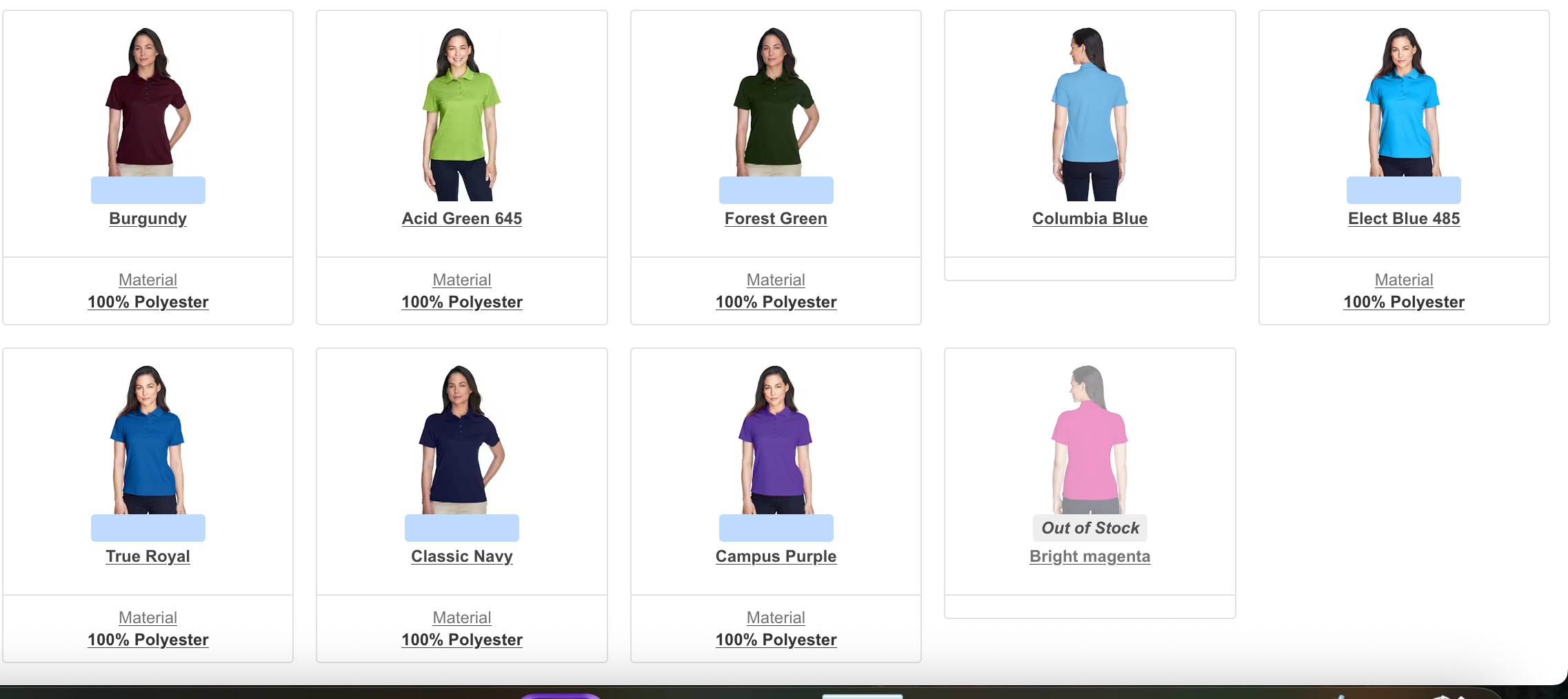 Core365 78181 - Women's Origin Performance Piqué Polo - Custom Logo - 4" LEFT CHEST EMBROIDERED