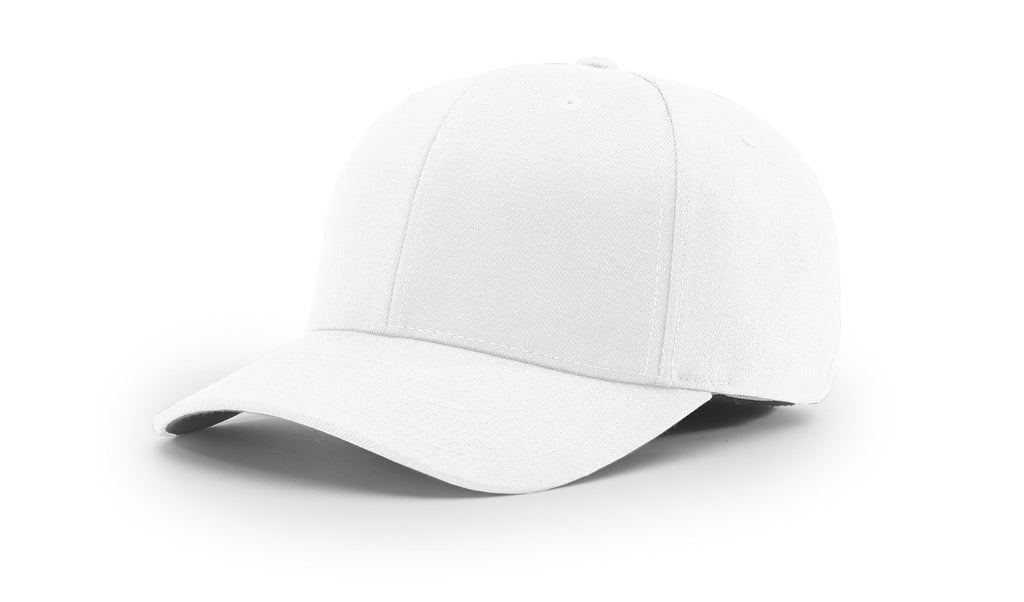 Richardson 585 Wool Blend R-Flex Hat (Flex Fitted) – White  - Customized with Your Logo