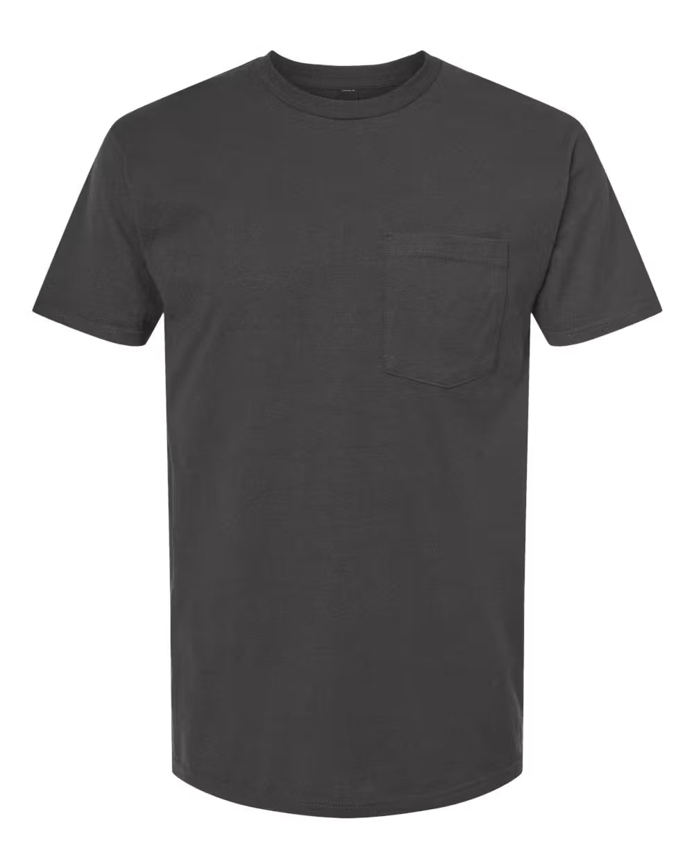 Tultex Pocket T-Shirt - Custom Logo - 4" Left Chest + Full Back Print
