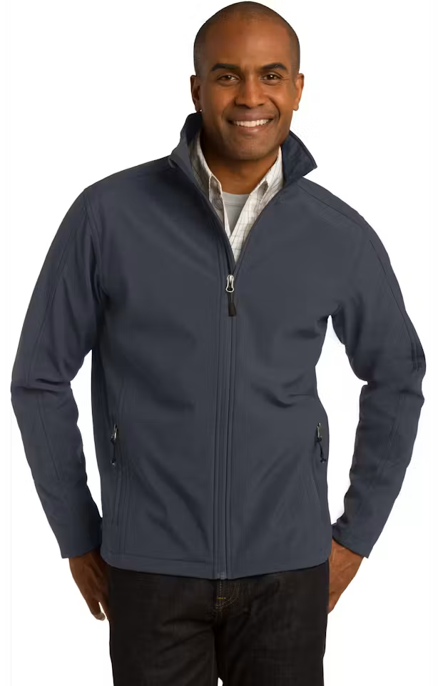 Port Authority J317 - Unisex Core Soft Shell Jacket - Custom Logo - 4" LEFT CHEST EMBROIDERY