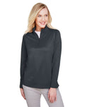 Harriton M748W - Women's Advantage Snag Protection Plus IL Quarter-Zip - Custom Logo - 4" Left Chest Print