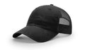 Richardson 111 Garment Washed Trucker Hat – Black - Customized with Your Logo