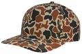 Zapped Blackhawk 5-Panel Laser Perf Hat –  Burnt Orange Old School Camo - Customized with Your Logo