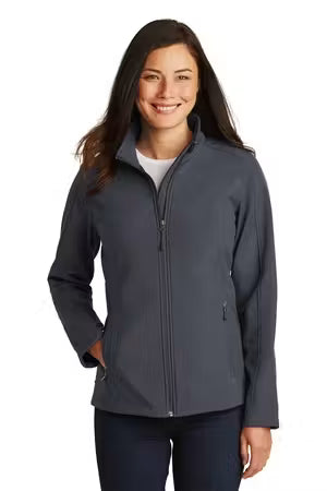Port Authority L317 - Women's Core Soft Shell Jacket - Custom Logo - 4" LEFT CHEST EMBROIDERY