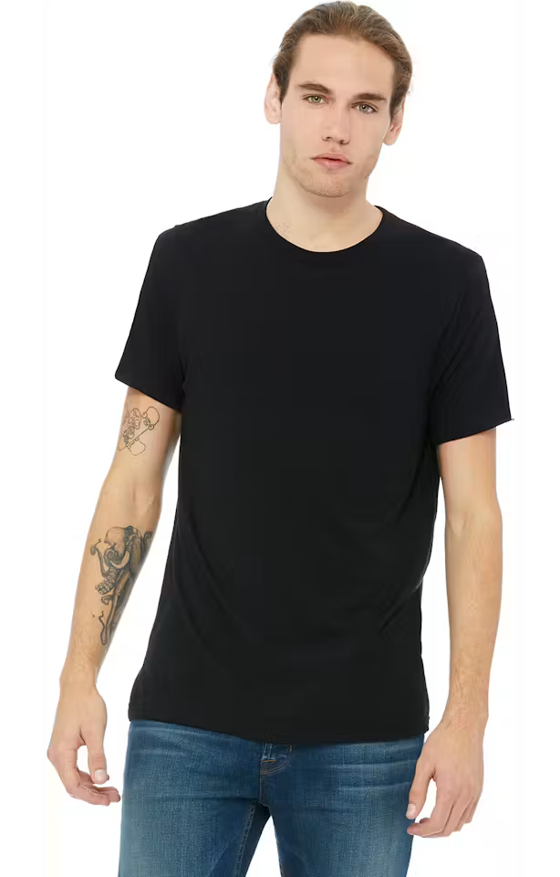 Bella Canvas 3413C - Unisex TriBlend T-Shirt - Custom Logo - 4" Left Chest Print