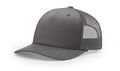 Richardson 112FPR Five Panel Rope Hat – Charcoal/Charcoal - Customized with Your Logo