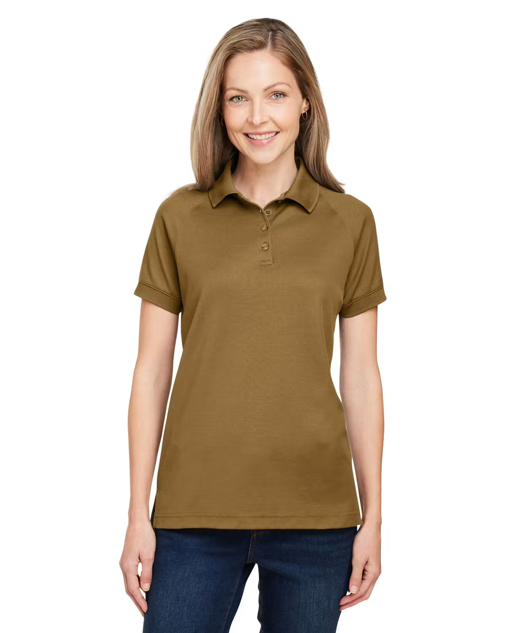 Harriton M208W - Women's Charge Snag and Soil Protect Polo - Custom Logo - 4" LEFT CHEST EMBROIDERED
