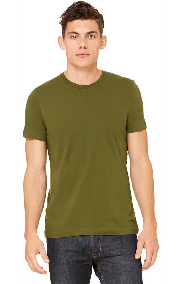 Bella Canvas 3001C - Unisex Cotton T-Shirt - Custom Logo - 4" Left Chest
