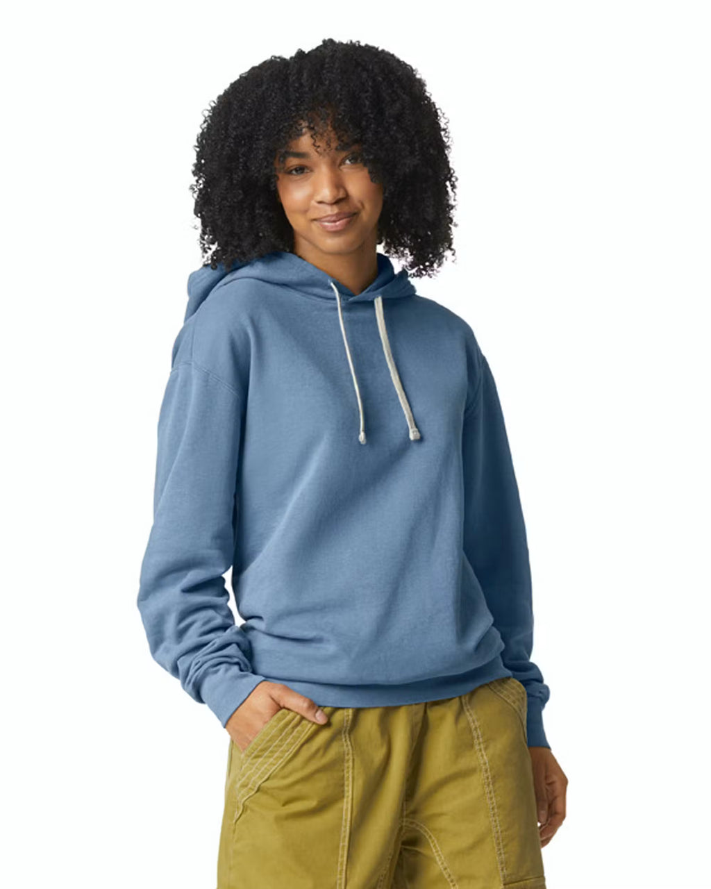 Comfort Colors 1467CC - Unisex Lighweight Cotton Hoodie - Custom Logo - 4" Left Chest Print