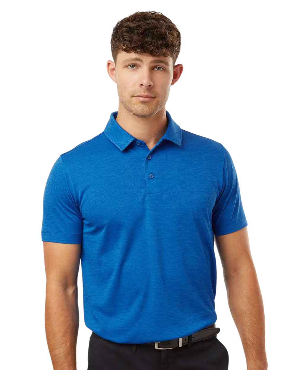 AllPro 4HM00 - Performance Mélange Polo  - Custom Logo - 4" LEFT CHEST EMBROIDERED