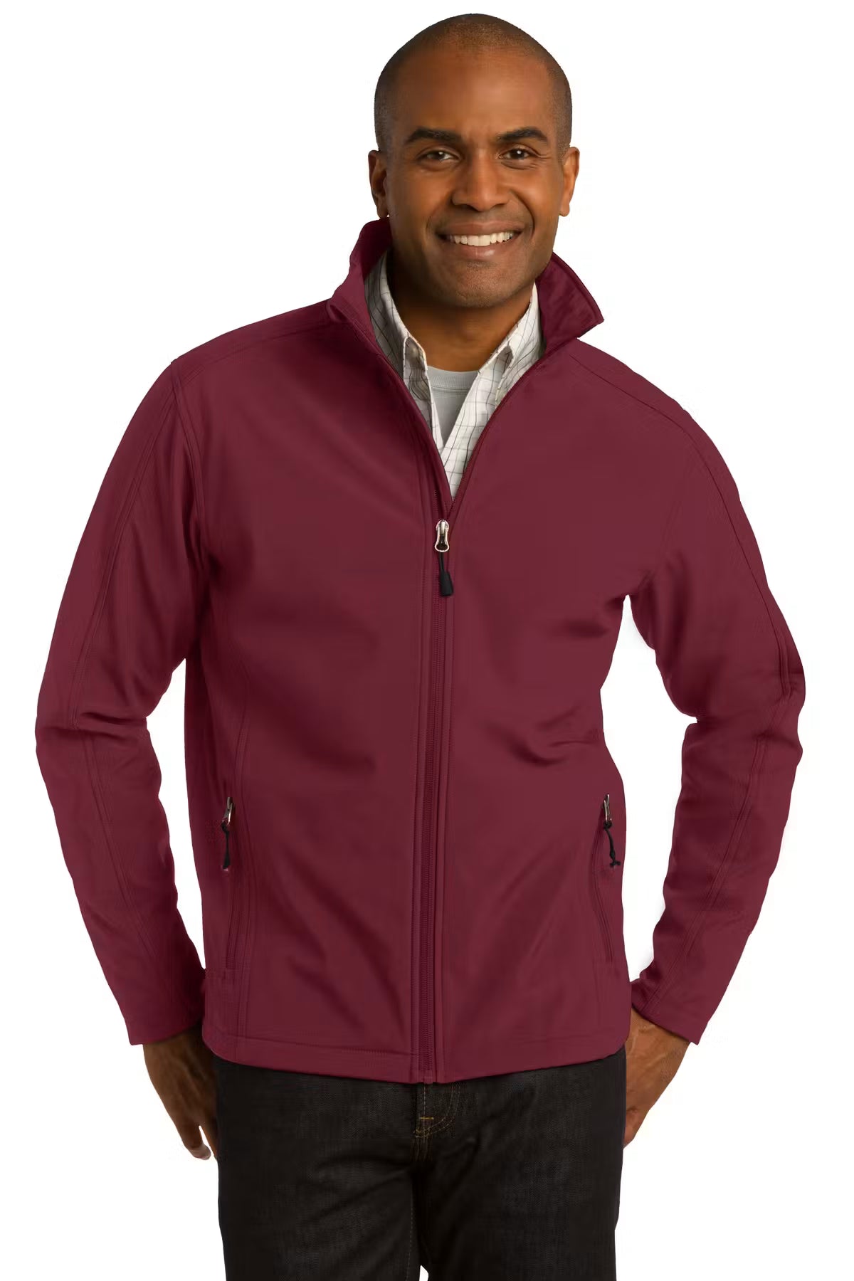 Port Authority J317 - Unisex Core Soft Shell Jacket - Custom Logo - 4" LEFT CHEST EMBROIDERY