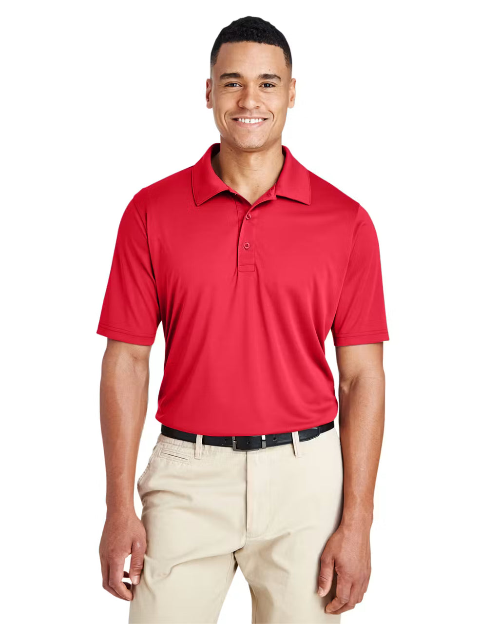Team 365 TT51 - Men's Zone Performance Polo - Custom Logo - 4" LEFT CHEST EMBROIDERED (Copy)