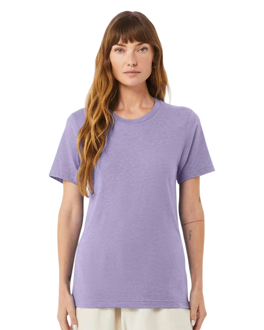 Bella Canvas 3001CVC - Unisex Heather Blend T-Shirt - Custom Logo - Full Front or Large Front Chest Print