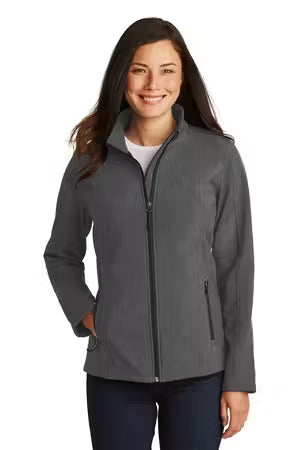 Port Authority L317 - Women's Core Soft Shell Jacket - Custom Logo - 4" LEFT CHEST EMBROIDERY