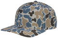 Zapped Blackhawk 5-Panel Laser Perf Hat –  Land and Sea Old School Camo - Customized with Your Logo