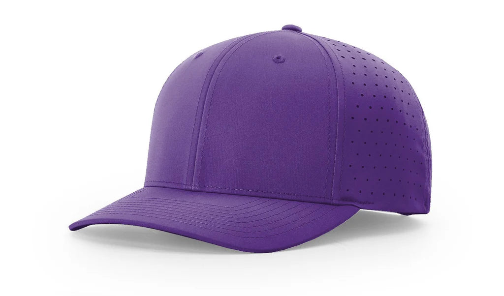 Richardson 632 Laser Perf R-Flex Adjustable Hat – Purple - Customized with Your Logo