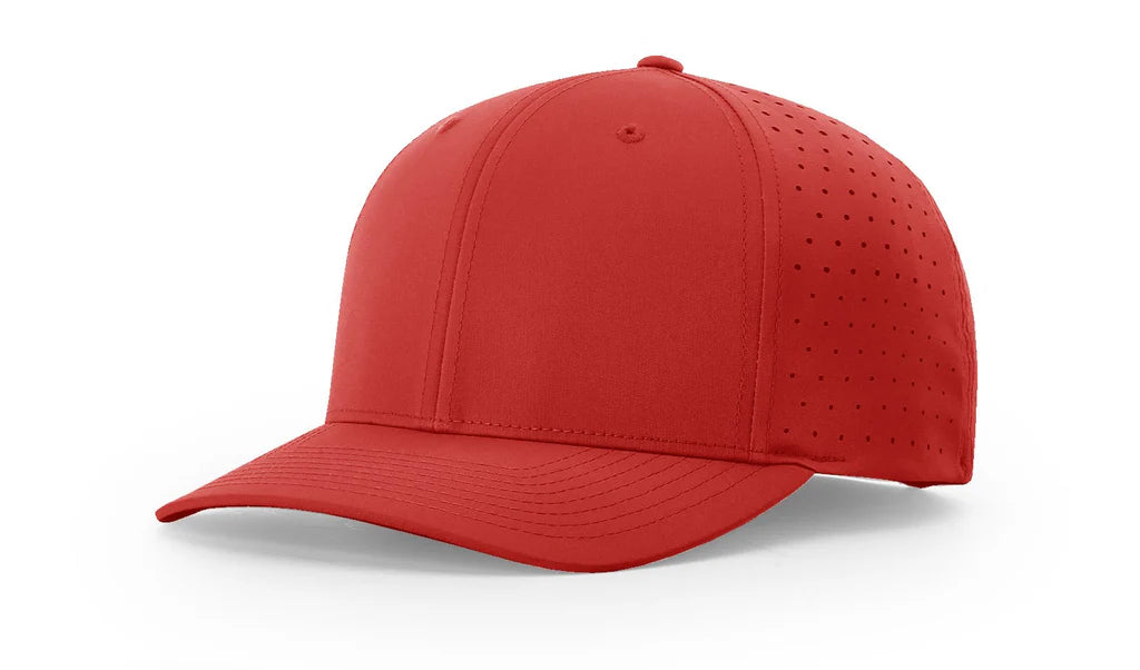 Richardson 632 Laser Perf R-Flex Adjustable Hat – Red - Customized with Your Logo