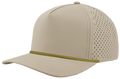 Zapped Blackhawk 5-Panel Rope Laser Perf Hat – Smoke/Loden w Chainlink Rope - Customized with Your Logo