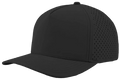 Zapped Blackhawk 5-Panel Laser Perf Hat – Black - Customized with Your Logo
