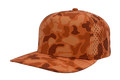 Zapped Blackhawk 5-Panel Laser Perf Hat –  Blaze Orange Old School Camo - Customized with Your Logo