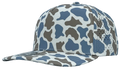 Zapped Blackhawk 5-Panel Laser Perf Hat –  Blue Old School Camo - Customized with Your Logo